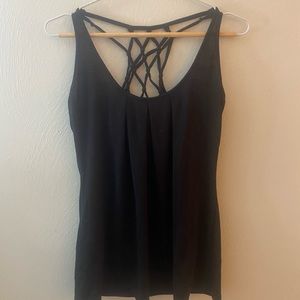 Cage back tank top